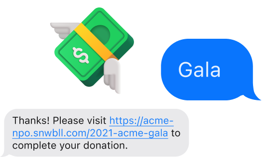 Text-to-Give can benefit any nonprofit fundraising campaign. It involves donors texting a donation amount to a nonprofit’s number directly from the native texting app on their phones.