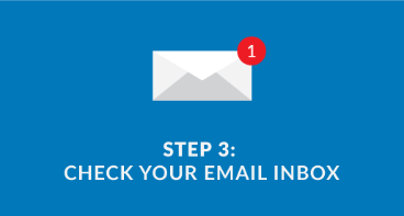 The third text-to-give step for donors is to check their email inbox.