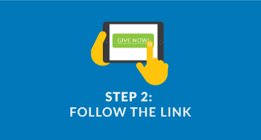 The second step for donors is to follow the text-to-give link.