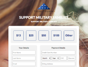 Your donation form should match your nonprofit's brand.