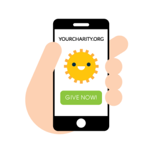 A different donation button can encourage donors to give on your donation form.