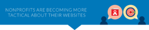 Nonprofits are becoming more tactical about websites. This fundraising trend helps nonprofits reach more donors.