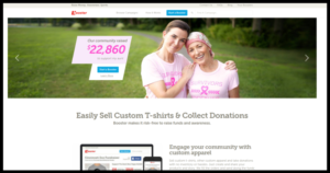 Booster is a custom t-shirt platform, and a very profitable school fundraising idea.