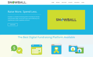 snowball-fundraising-homepage