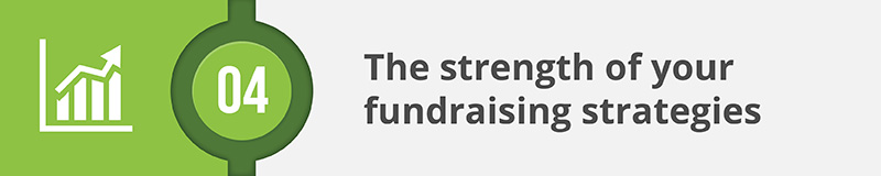 Your fundraising feasibility study should demonstrate the strength of your fundraising strategies.