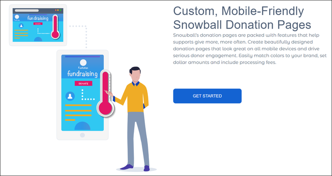 Snowball offers Blackbaud-integrated mobile donation tools for nonprofits.