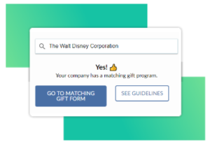 Matching gift search tools make it easy to raise more for your mission.