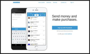 The Venmo app allows users to see their friends transactions for a social experience.