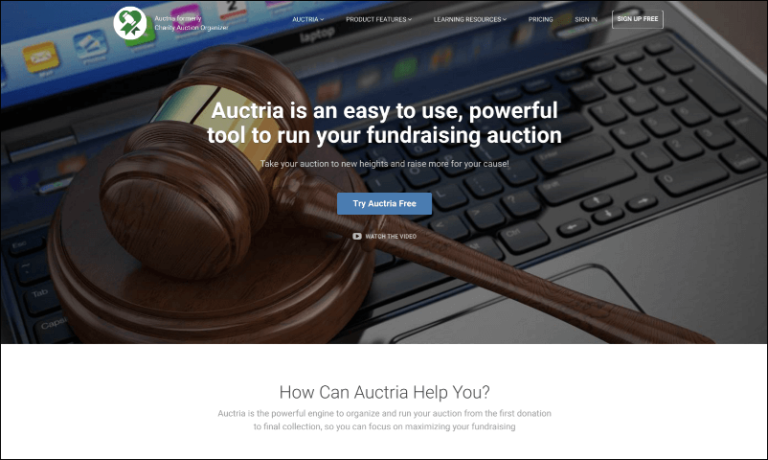 See how Auctria's online charity auction site can help you organize your next event.