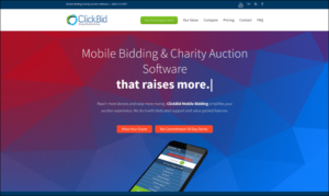 Take a look at ClickBid's online charity auction site.