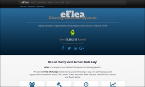 Check out eFlea's online charity auction site.