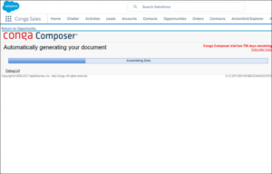 With Conga Composer, your nonprofit or business can generate professional documents directly within this Salesforce app.