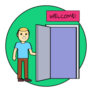 Church management includes welcoming strangers into your church family.