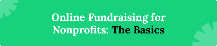 Online Fundraising for Nonprofits: The Basics