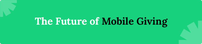 The future of mobile giving