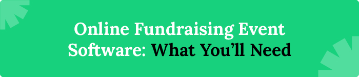 Online Fundraising Events Software