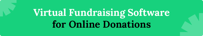 Virtual Fundraising Software for Online Donations