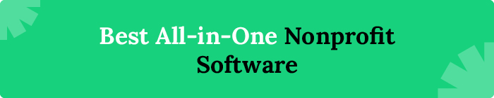 Best All-in-One Nonprofit Software