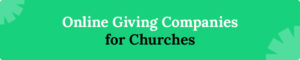 Online Giving Companies for Churches