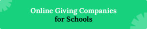 Online Giving Companies for Schools