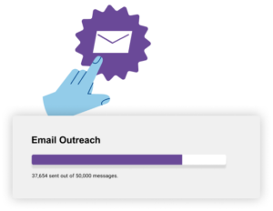 All paid Snowball plans include thousands of supporter outreach Blast messages. When your Snowball plan renews each year, we’ll refill your messages for free.