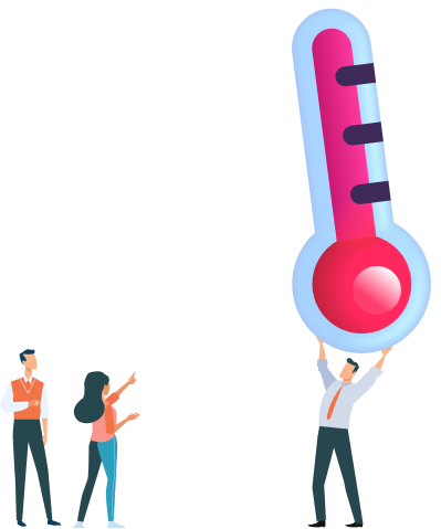 What is a fundraising thermometer?