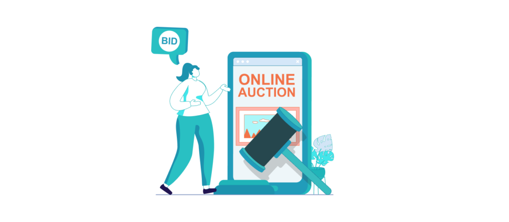 Online silent auctions work the same way as in-person silent auctions.