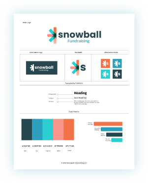 Snowball Brand Sheet